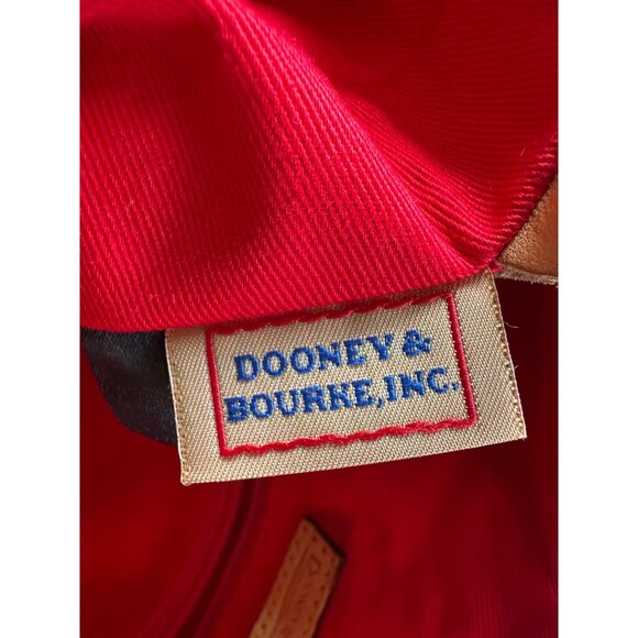 Dooney & Bourke J0130121 Wayfarer Yellow Leather Accent Zip Tote Shoulder Bag - Picture 8 of 10